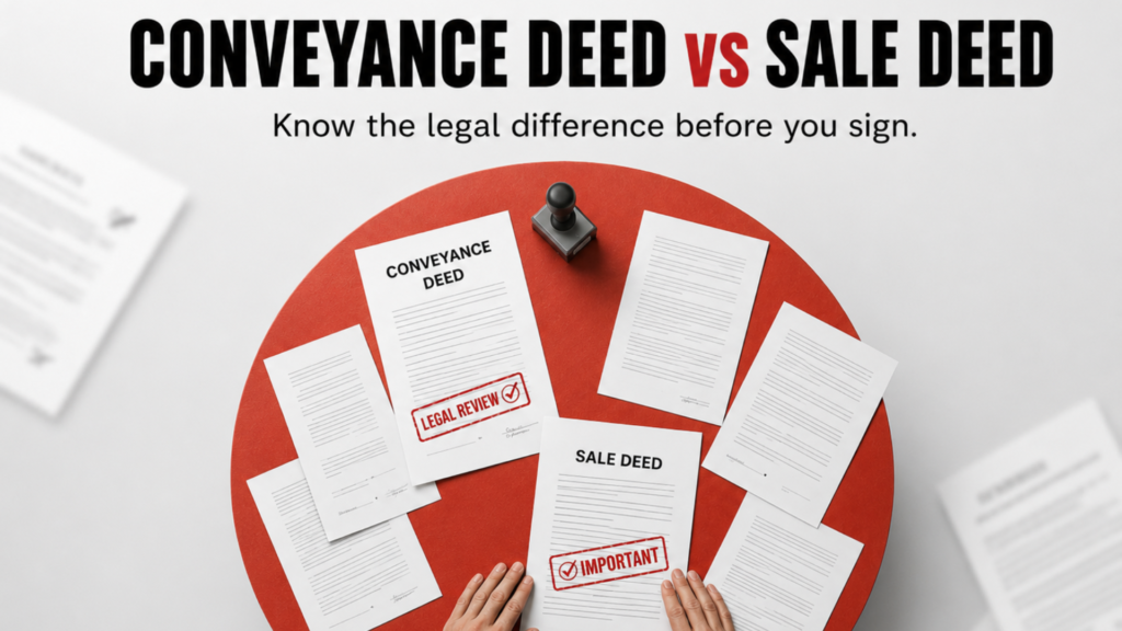 Conveyance Deed vs Sale Deed