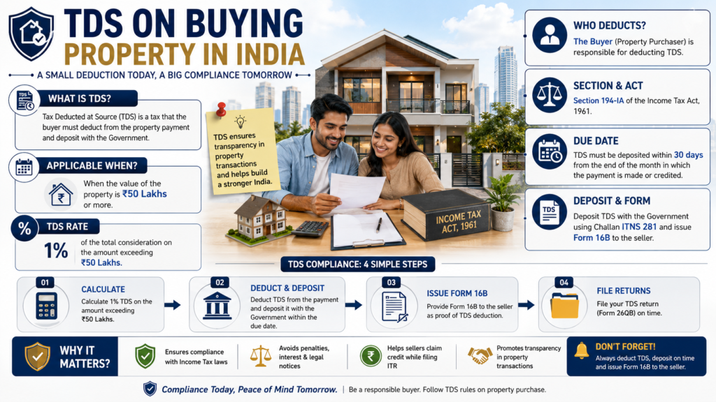 TDS on Buying Property in India