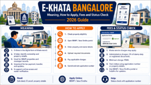 E-Khata Bangalore: Meaning, How to Apply, Fees and Status Check (2026 Guide)